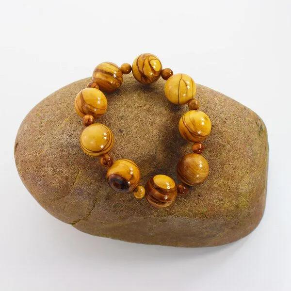 Mitienda Shop Mitienda Shop Armband aus Holz Perlen – Produktbild 6 von 7