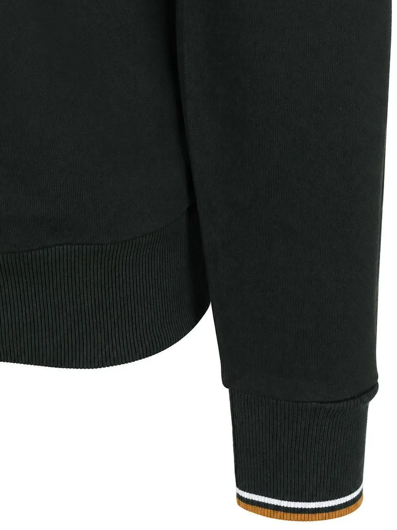 Fred Perry Fred Perry Half Zip Pullover Dunkelgrün 78C - Größe XXL, Dunkelgrün, – Produktbild 4 von 4