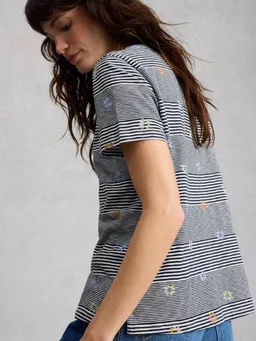 White Stuff Gestreiftes T-Shirt Abbie - 40 – Produktbild 1 von 1