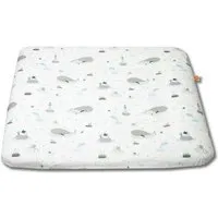 Millemarille Millemarille Wickelauflage 85x75 cm ERSATZBEZUG I VIELE DESIGNS, Save the whales (wale), – Produktbild 1 von 1