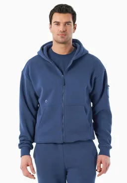 ORGANICATION ORGANICATION Herren vegan Hoodie Full Zip Jenna Navy – Produktbild 1 von 1