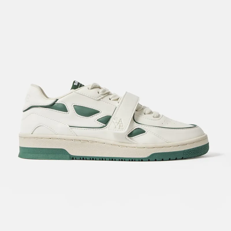 SAYE SAYE Herren vegan Sneakers Modelo '92, Dunkelgrün, – Produktbild 2 von 2
