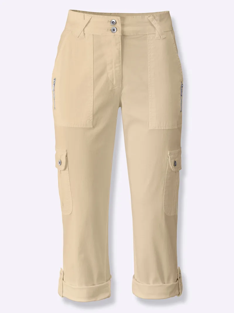 heine Cargohose, Beige, – Produktbild 1 von 3