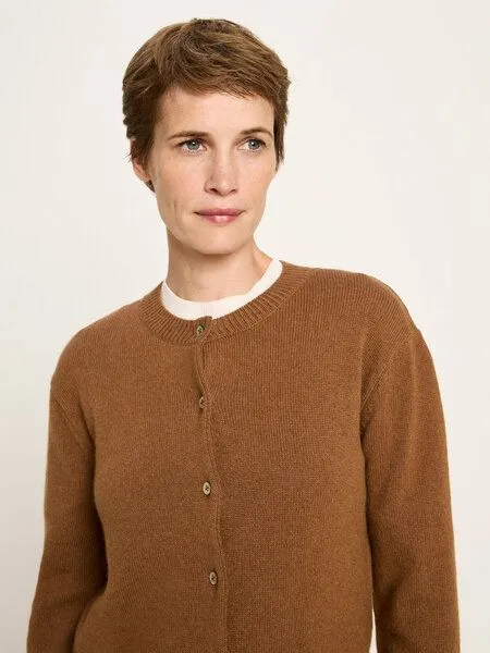 LANIUS LANIUS Boxy Strickjacke, Brown, – Produktbild 3 von 4