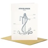 Bow & Hummingbird Bow & Hummingbird Grußkarte Stockanker – Produktbild 1 von 1