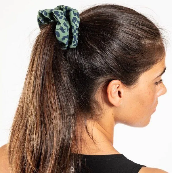 Orbasics Orbasics Zero Waste Scrunchies I Organic Cotton, Chocolate jungle/camel jungle, – Produktbild 3 von 3