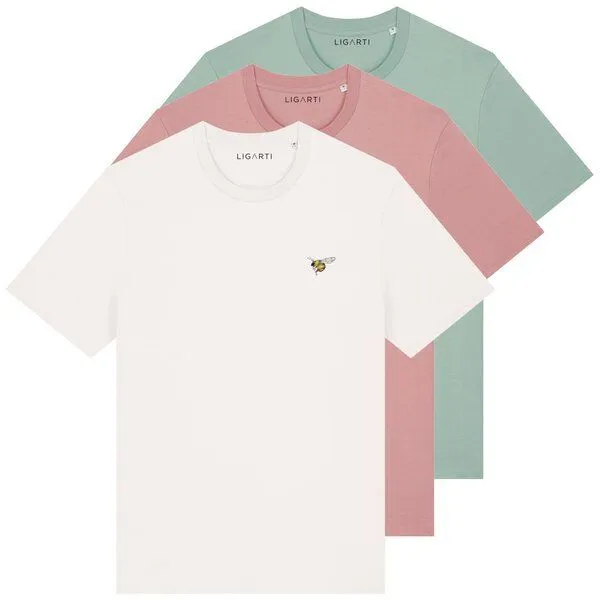 LIGARTI LIGARTI T-shirt - Hummel, Altrosa, – Produktbild 2 von 4