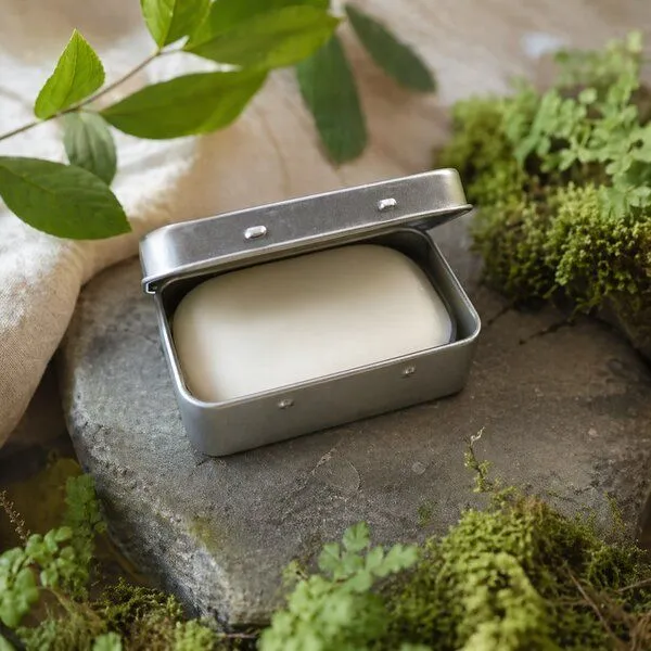 schaumschlaeger.in schaumschlaeger.in Seifenblätter für Reisen, Festivals & Outdoor – plastikfrei & ohne Duftstoffe (100 Blätter Seife), Silber, – Produktbild 2 von 4
