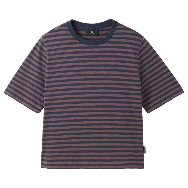 recolution recolution T-Shirt AZOLLA STRIPES, Dark grape, – Produktbild 1 von 4