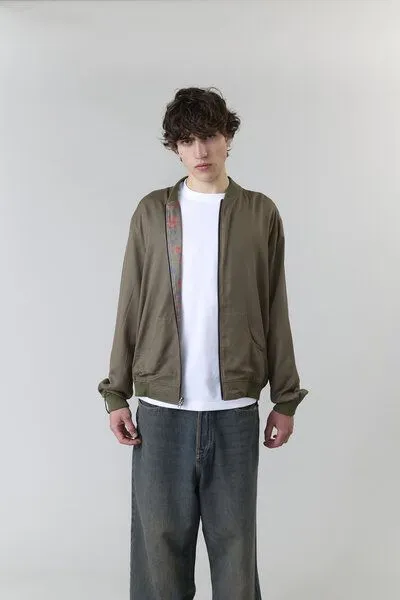 Yahmo Yahmo Cupro/Tencel Laslo Wendejacke, Daydream/olive (grün), – Produktbild 4 von 4