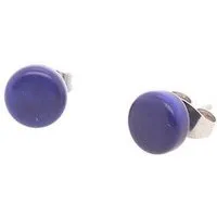 Mekhada Mekhada Tagua Ohrstecker TOPI 8 mm, Blau, – Produktbild 1 von 1