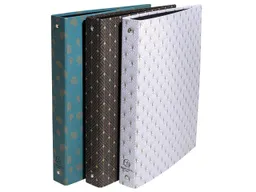 Exacompta 10 Exacompta Ringbücher "NeoDeco", DIN A4, 400 g/m², 4 Ringe 30 mm, sortiert – Produktbild 1 von 1