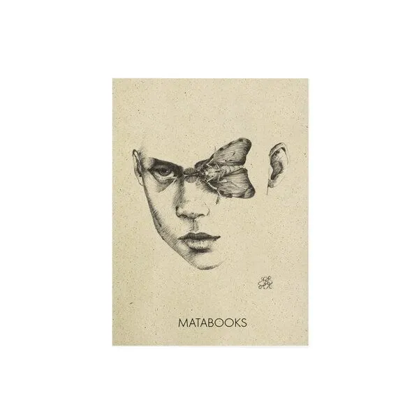 matabooks® matabooks® Vintage A6 Postkarte aus nachhaltigem Graspapier, Moths and myths, – Produktbild 1 von 2