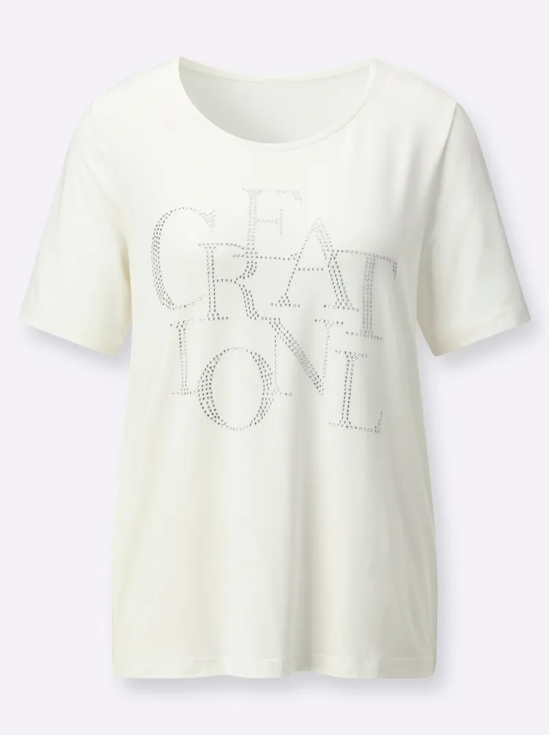 Witt Kurzarmshirt ecru, Ecru, – Produktbild 2 von 2