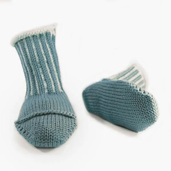 vincente vincente Babysocken mit weißem Bund, Matchagrün, – Produktbild 3 von 3