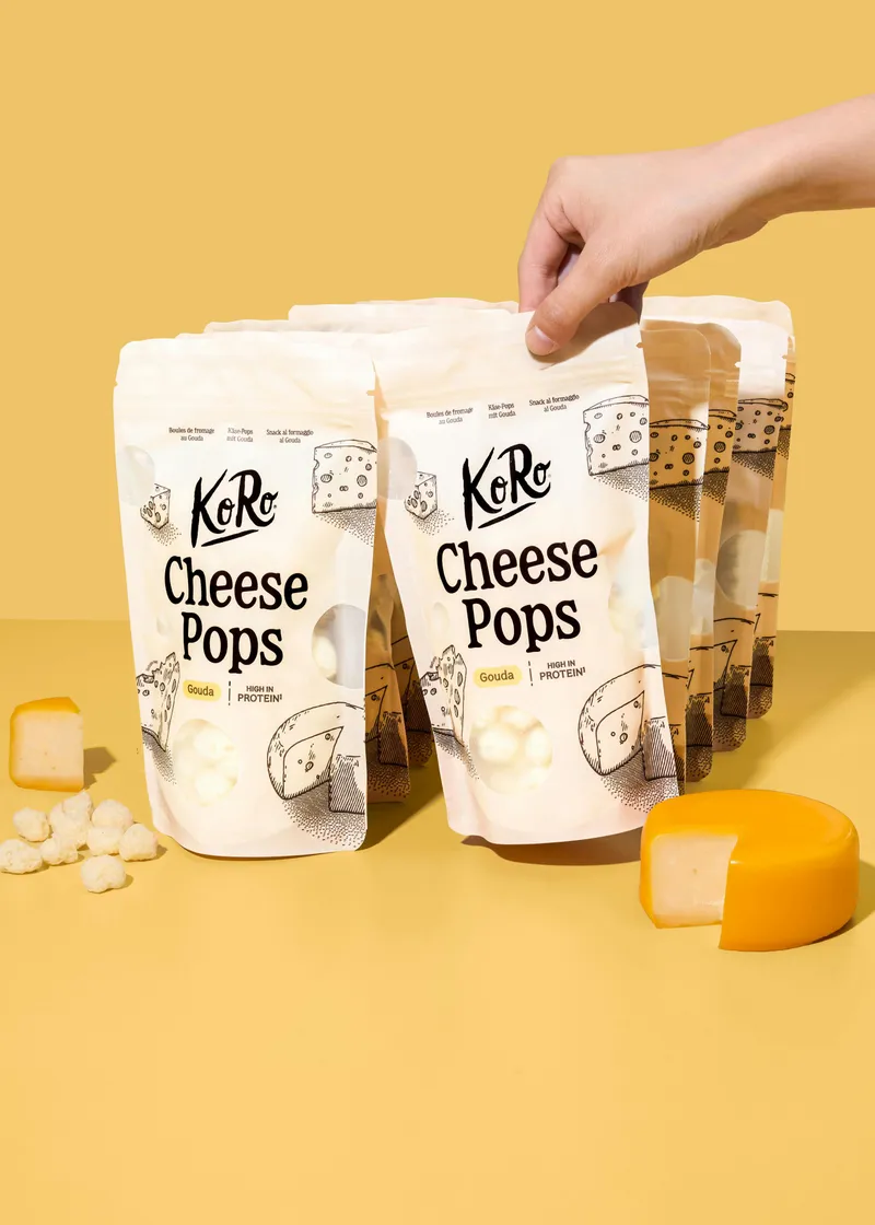 KoRo Cheese Pops Gouda | 10 x 50 g – Produktbild 3 von 5