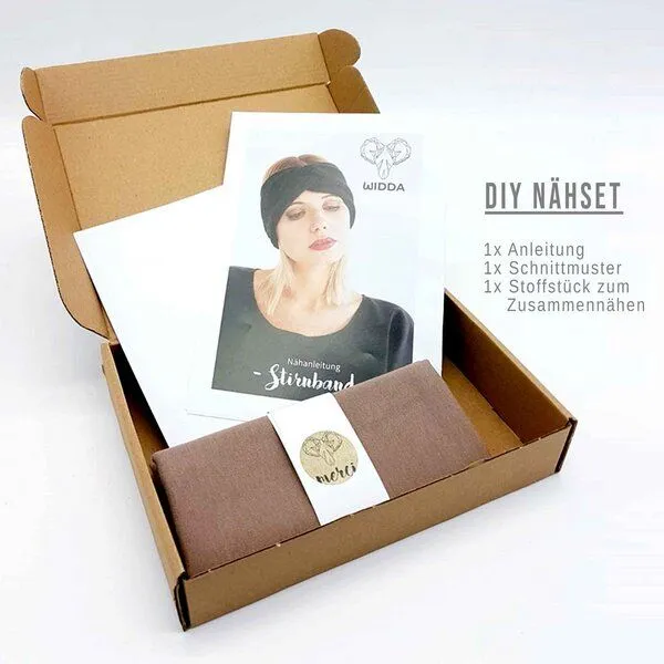 WiDDA berlin WiDDA berlin DIY Stirnband Nähset Uni, Beige, – Produktbild 2 von 3