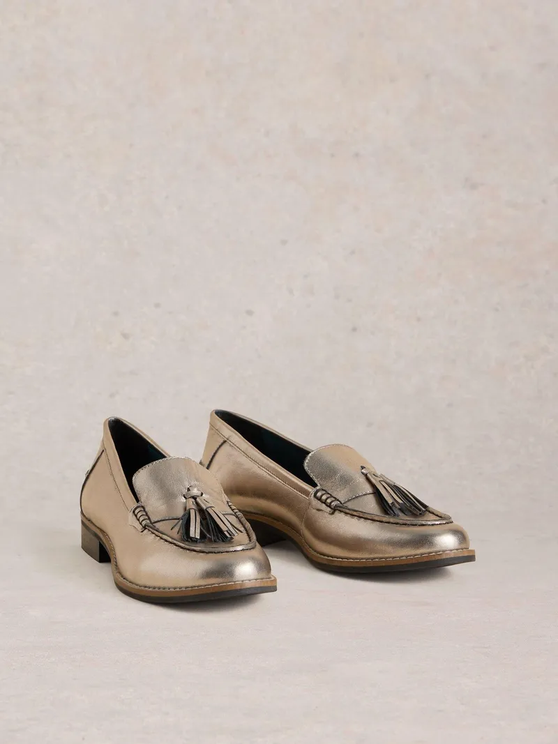 White Stuff Elba Loafer - 36.5, Silbergrau, – Produktbild 2 von 4
