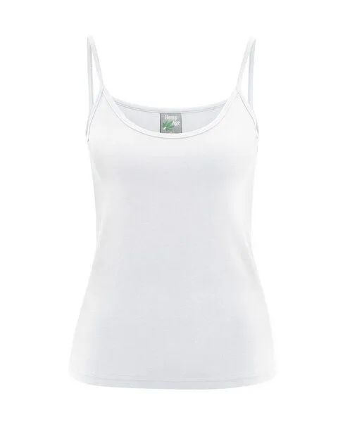 HempAge HempAge Trägertop Hanf/Biobaumwolle, White (weiss), – Produktbild 1 von 4