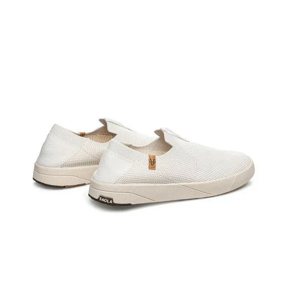 SAOLA SAOLA Vegane Sneakers - Slip-on, ultra leicht und komfortabel - Bali W, White silver, – Produktbild 3 von 3