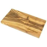 Olivenholz erleben Olivenholz erleben Frühstücksbrett ECKIG (25 x 15 cm) aus Olivenholz – Produktbild 2 von 5