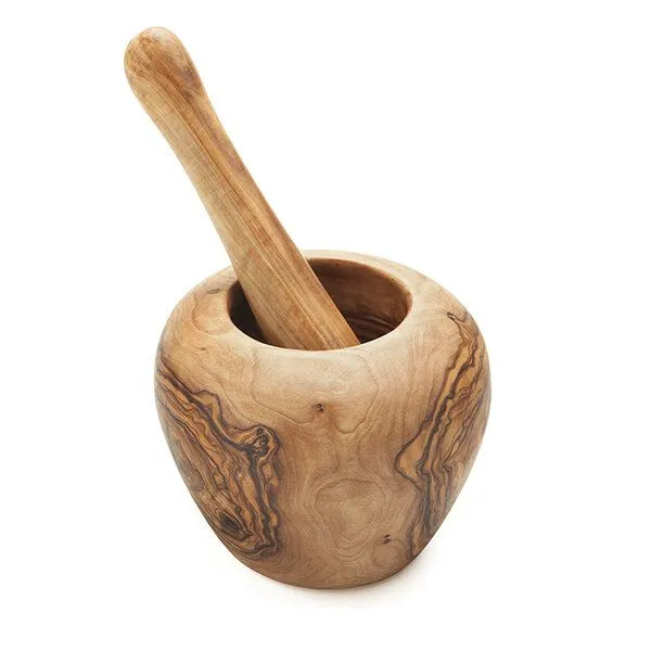 NATUREHOME NATUREHOME Olivenholz Mörser 14cm – Produktbild 1 von 4