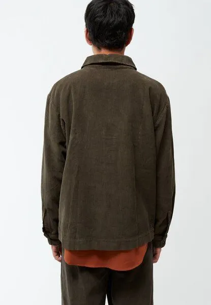 Givn Berlin Givn Berlin Kordjacke GBHUNTER aus Bio-Baumwolle, Dark olive, – Produktbild 3 von 4
