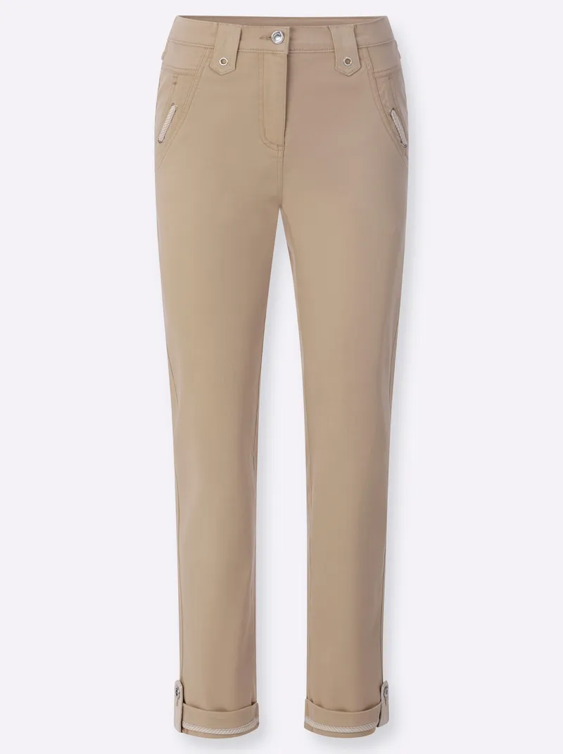 Witt Schlupfjeans beige, Beige, – Produktbild 2 von 2