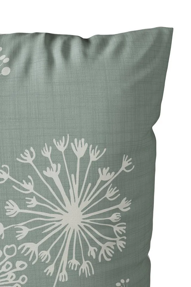 OTTO home Bettwäsche SOUCY in vier Qualitäten erhältlich, Leinenstruktur, Flanell, 2 teilig, 100% Baumwolle, auch PREMIUM Qualitäten Renforcé-Tencel & Satin TC300, Grün, – Produktbild 8 von 8