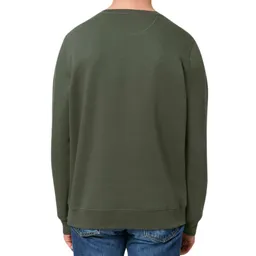 Inaska Inaska Damen vegan Sweatshirt Eco Statement Khaki Türkis – Produktbild 1 von 1
