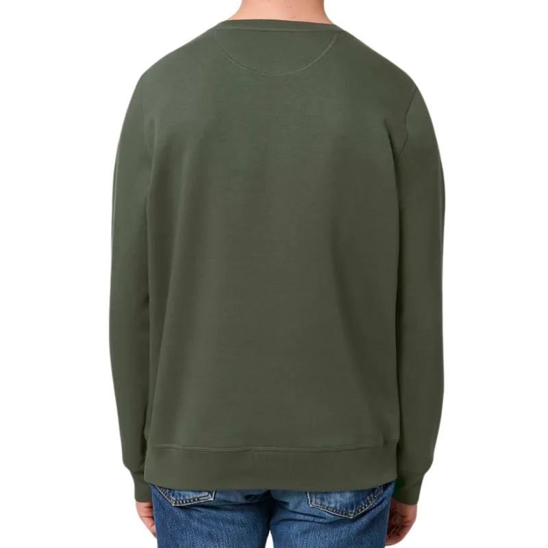 Inaska Inaska Damen vegan Sweatshirt Eco Statement Khaki Türkis, Dunkelgrün, – Produktbild 1 von 2