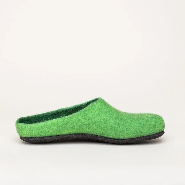 Magicfelt Magicfelt Filz-Hausschuh 709 aus 100% Merino-Wolle für Damen & Herren, Hell-grün, – Produktbild 3 von 4