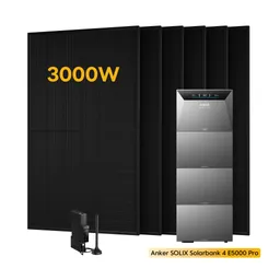 Anker Anker SOLIX Solarbank 4 E5000 Pro, mit 6 x 500 Bifaziale Solarmodule, by Powerness - 20kWh / Pre-Sale Special: Gratis Smart Meter Gen 2 / Standardversand – Produktbild 1 von 1