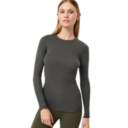 mandala Langarmshirt aus Wolle für Frauen Mandala – Produktbild 1 von 1