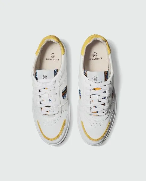 PANAFRICA PANAFRICA Kasai - Unisex Recycling Sneaker, Soleil (gelb), – Produktbild 2 von 4