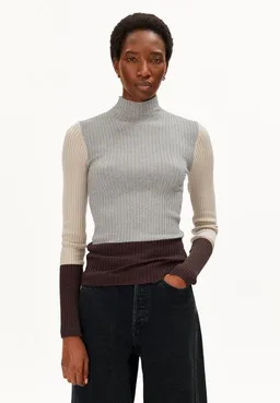 ARMEDANGELS ARMEDANGELS ALAANIA PATCH Damen Strickpullover aus 100% Bio-Baumwolle – Produktbild 1 von 1