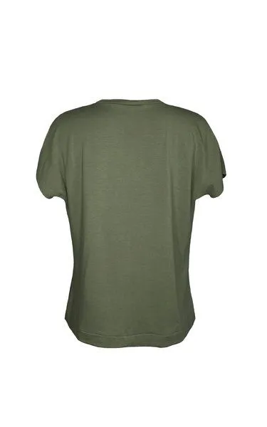 Golden Circle Clothing Golden Circle Clothing Wasserfallshirt aus weichem Modal, Grün, – Produktbild 4 von 4