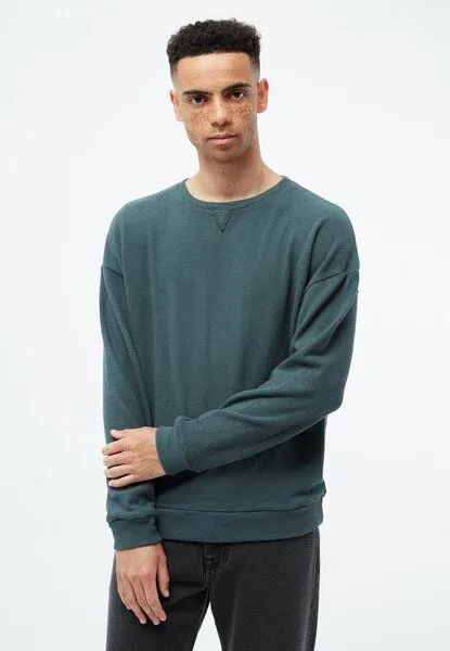 Givn Berlin Givn Berlin Sweater GBCEDRICO loose Fit aus recycelter Baumwolle, Green, – Produktbild 2 von 4