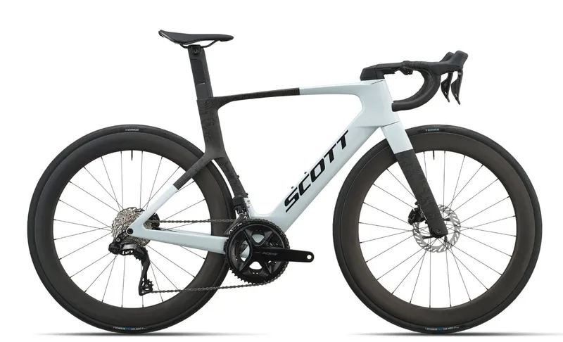 Scott Scott Foil RC 20 - 28 Zoll 24K Di2 Diamant - cumulus white/carbon black, Weiss,schwarz, – Produktbild 1 von 1