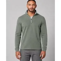 HempAge HempAge Herren Sweatware Troyer Hanf/Bio-Baumwolle, Thyme (grün), – Produktbild 1 von 1