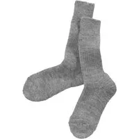 hirsch natur Kindersocken Bio-Schurwolle Plüsch melange-grau Gr.21-22 – Produktbild 1 von 1