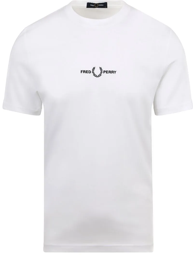 Fred Perry Fred Perry T-Shirt M4580 Weiß - Größe XXL, Weiß, – Produktbild 2 von 4