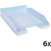 Exacompta 6 Exacompta Briefablagen Combo Midi "Aquarel", DIN A4+, 500 Blatt, pastellblau – Produktbild 1 von 1