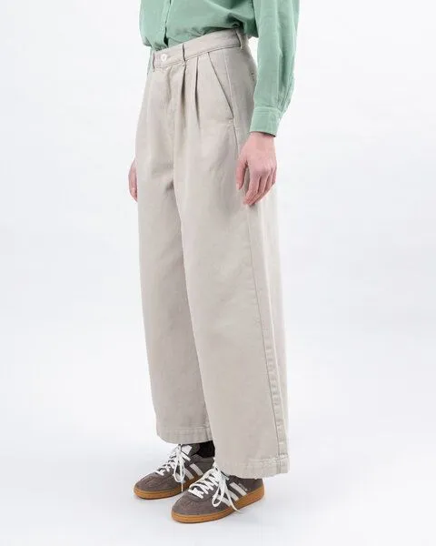 Brava Fabrics Brava Fabrics Bundfalten-Hose, Ecru, – Produktbild 2 von 4