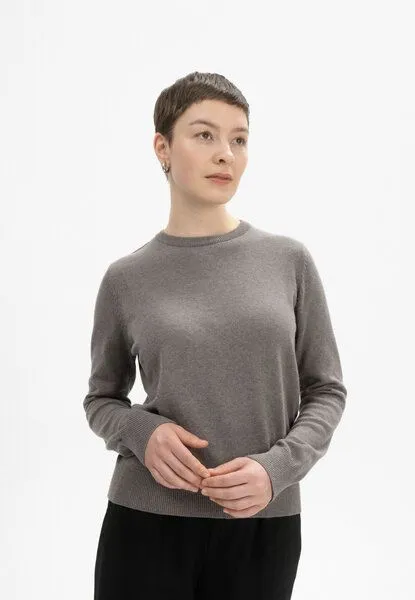 MELA MELA Feinstrick Pullover Dhana, Bear melange, – Produktbild 2 von 4