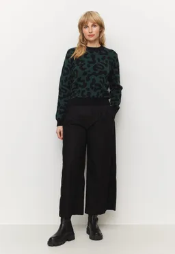 recolution Recolution Damen vegan Pullover Pistia Leo Dunkelgrün – Produktbild 1 von 1