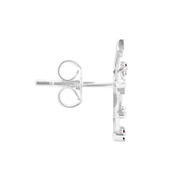 Eppi Eppi Goldener Ohrring mit Sternzeichen Leo, Weiss, – Produktbild 2 von 2