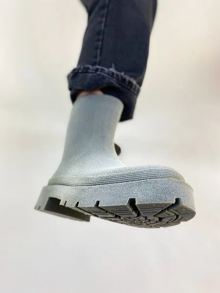 nat-2 Biologisch abbaubarer Gummistiefel nat-2 Bio Boot, Green grey (grün), – Produktbild 2 von 4