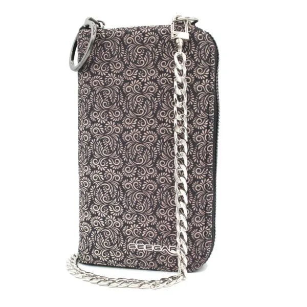Seegarn Seegarn-Täschle / 2in1 Handy-Tasche und Geldbeutel (MB26), K1 - kette silber, – Produktbild 1 von 4