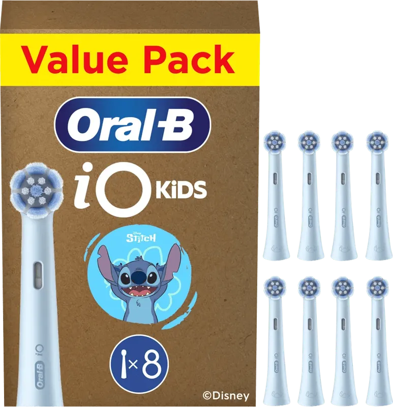 Oral-B Oral-B Aufsteckbürsten iO Kids Stitch 8er Aufsteckbürsten – Produktbild 1 von 2